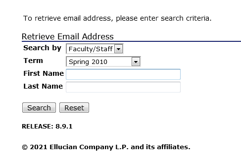 ggc banner retrieve email id
