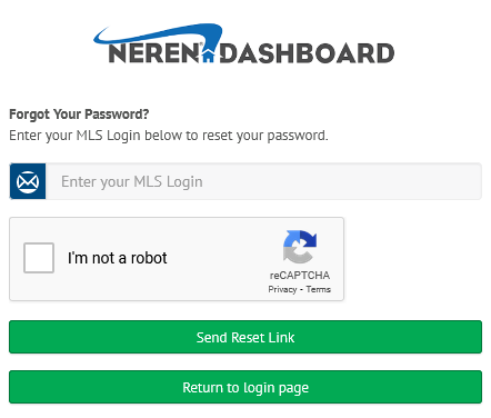 nnerenmls NEREN forgot your password