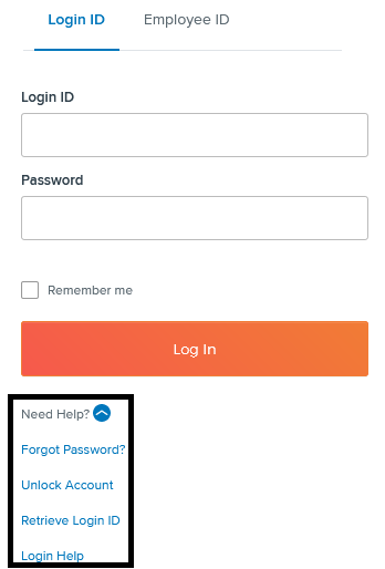 TriNet Retrieve Password Help