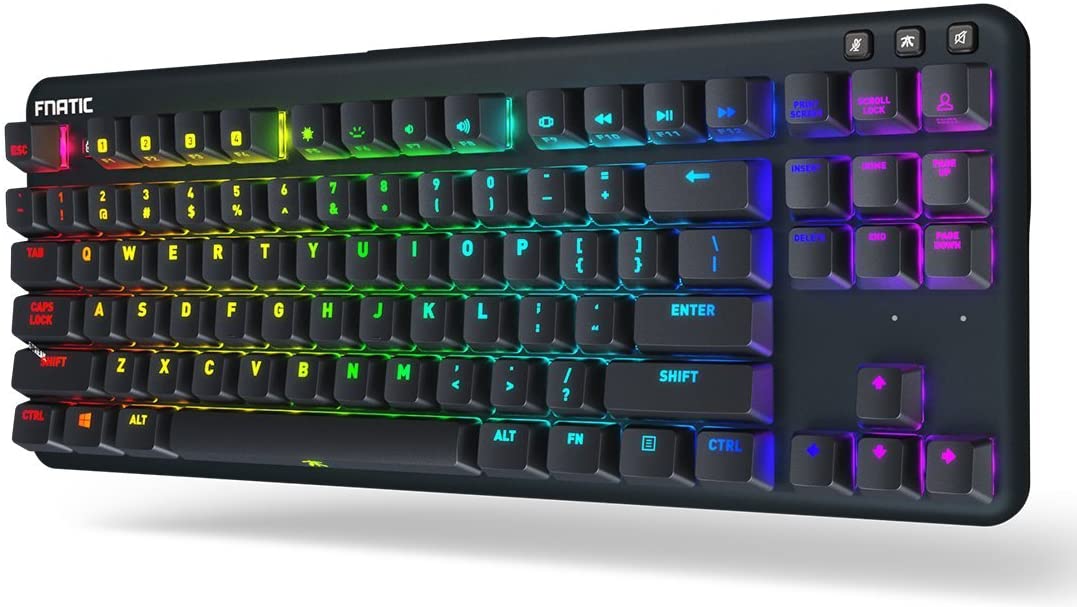 Fnatic miniSTREAK – LED Backlit RGB Mechanical Gaming Keyboard