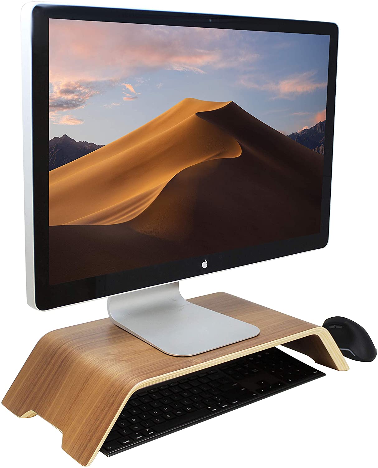 HumanCentric Wood Monitor Stand and Computer Riser for Desk