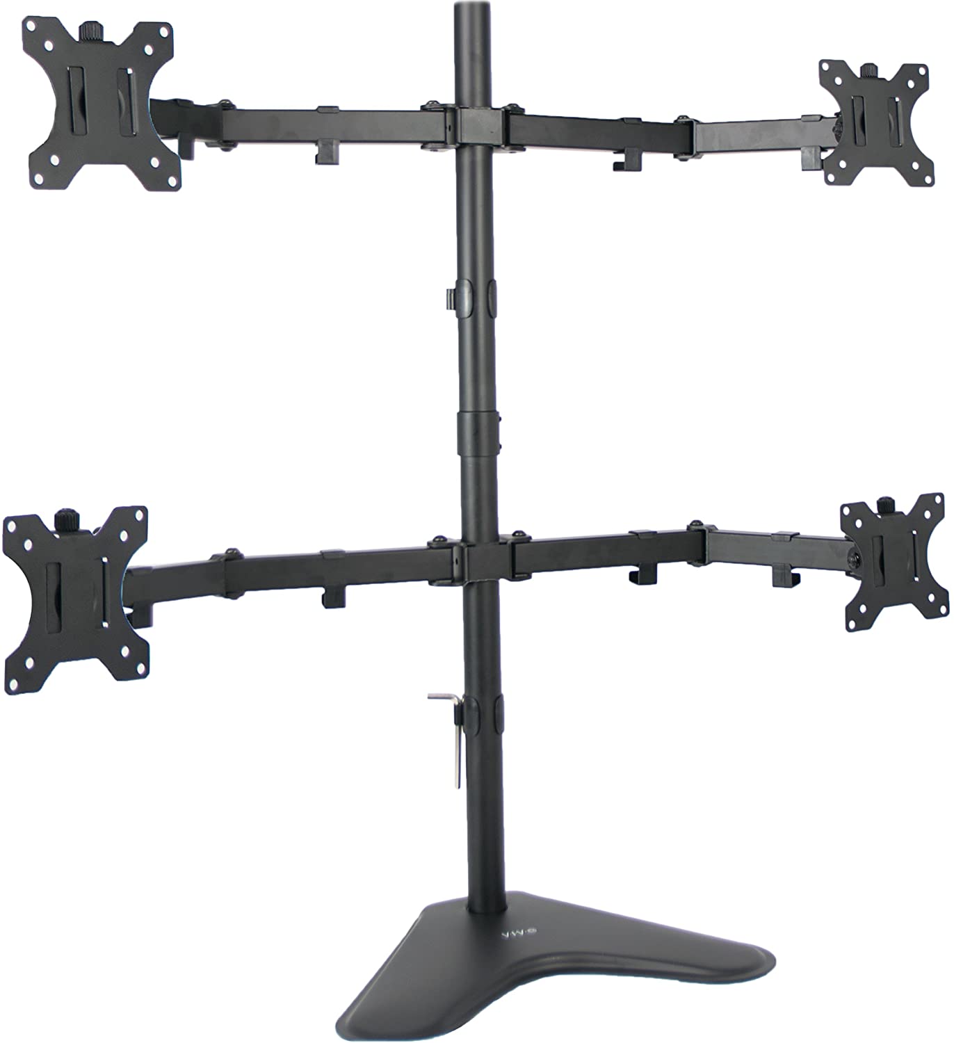VIVO Quad LCD Computer Monitor Mount Free Standing Heavy Duty Desk Stand