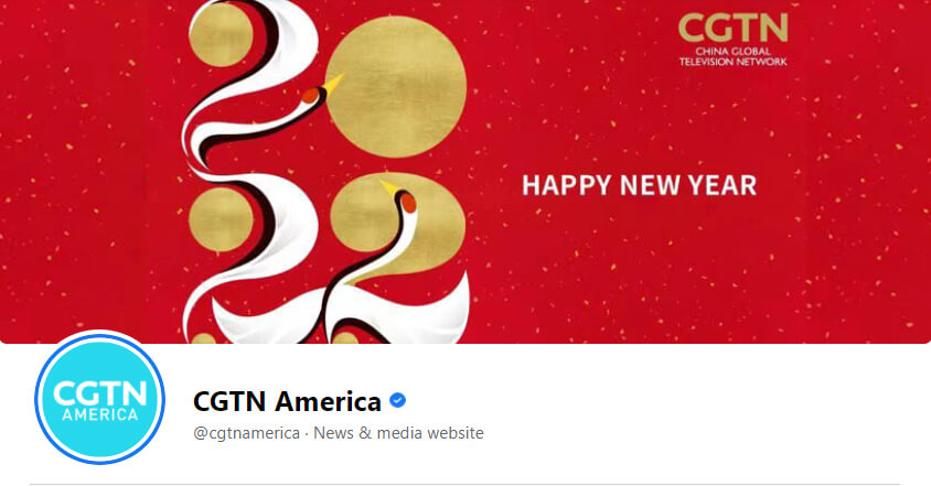CGTN America Facebook Page