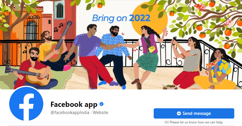 Facebook App Page