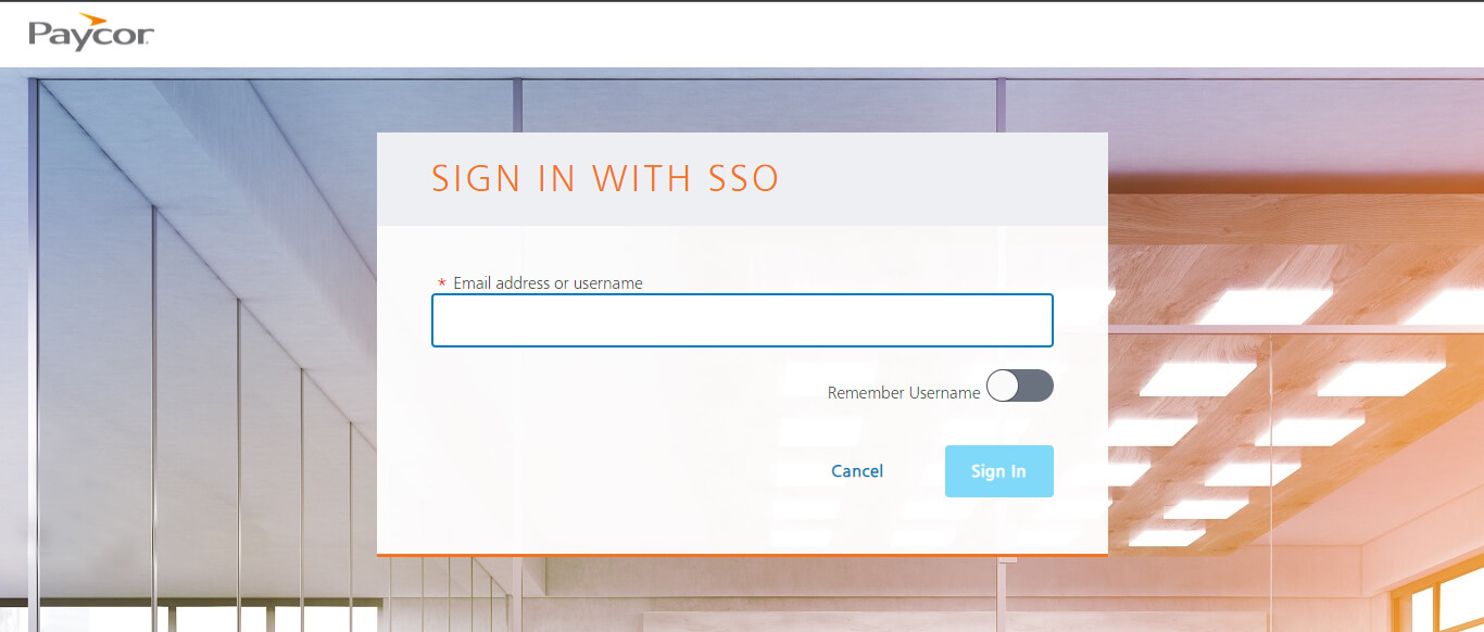 Paycor Login with SSO